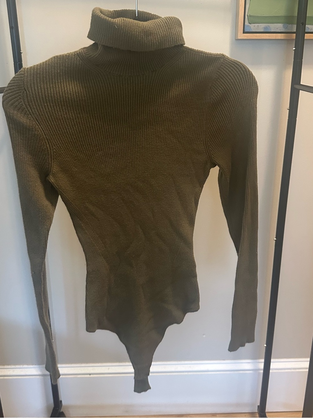 Abercrombie & Fitch Knit Turtleneck Bodysuit